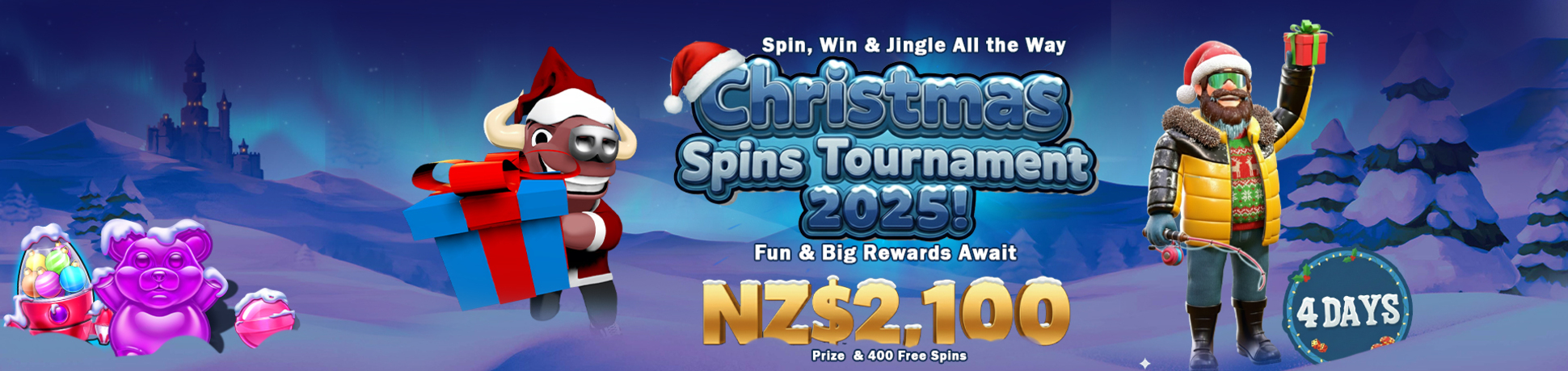 🎅 Spin, Win & Jingle!                    