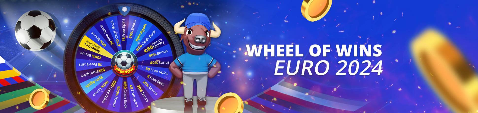 The Euro 2024 Wheel of Fortune is spinning round and round!                    