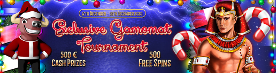 Exclusive Gamomat Xmas Tournament                    