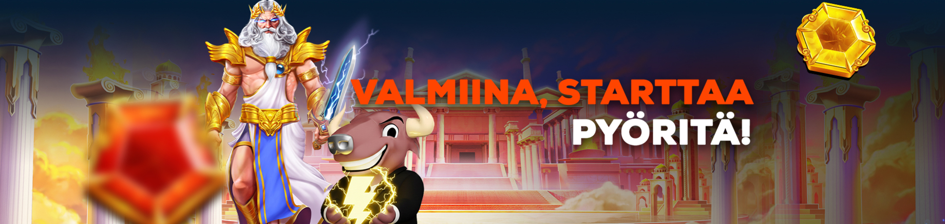Valmiina, Aseta, Pyöritä!                    