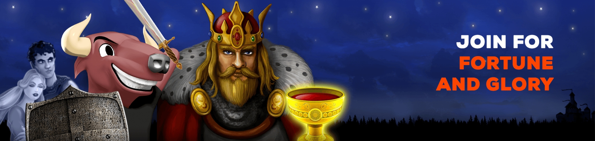 Join for fortune and glory                    