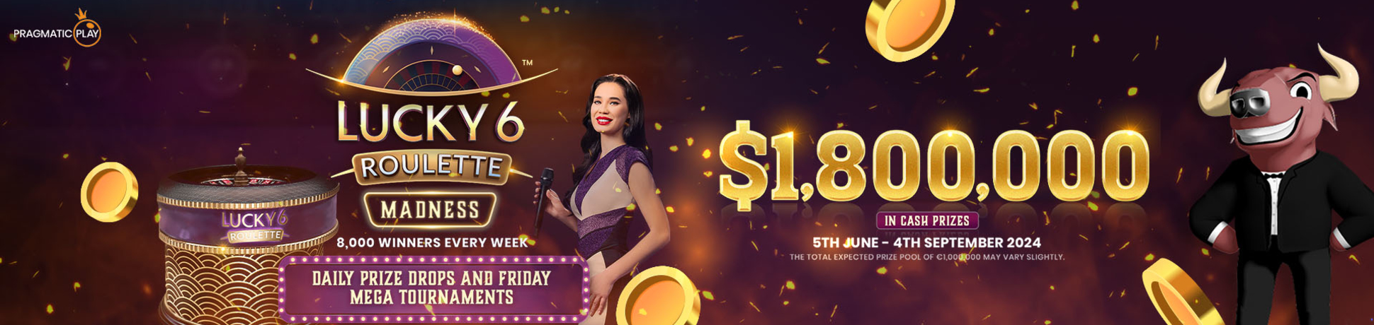 Lucky 6 Roulette Madness!                    