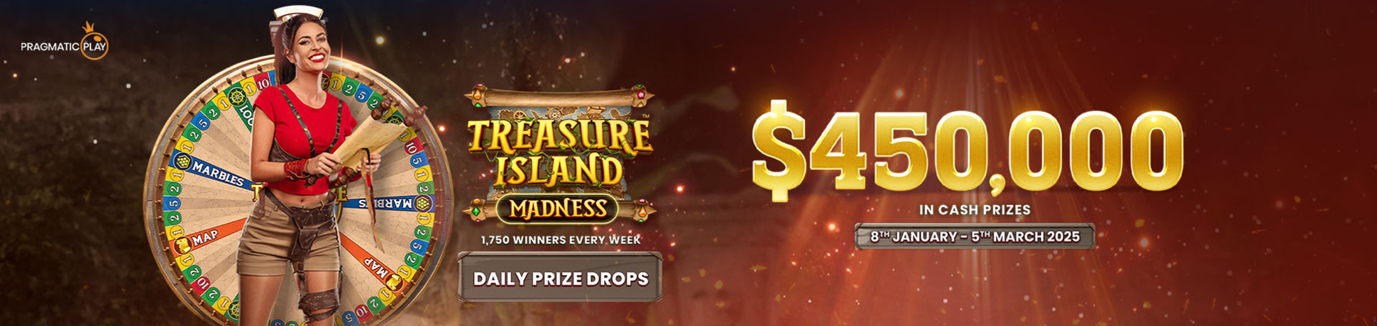Enjoy The Treasure Island Madness                    
