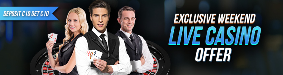 The Live Casino deposit match!                    