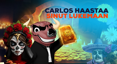 Carlos haastaa sinut lukemaan