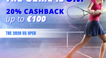 20% Cashback Offer on US Open!