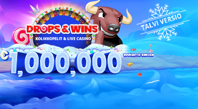 Drops & Wins Talviversioturnaus Kolikkopeleihin ja Live Casinolle