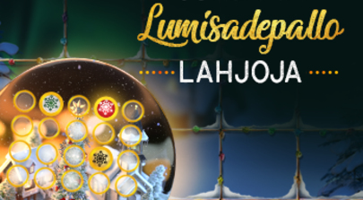 Joulunajan Lumisadepallo Lahjoja