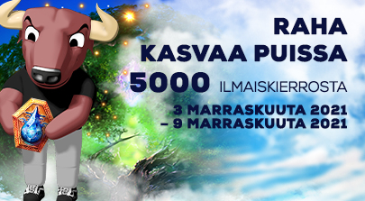 Raha kasvaa puissa!